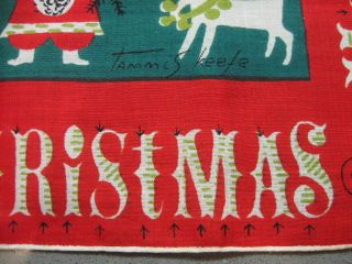 Signed Santa Hankie Tammi Skeete Signed Santa Hankie Tammi Skeete