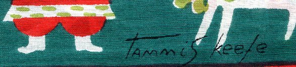 Signed Santa Hankie Tammi Skeete Signed Santa Hankie Tammi Skeete