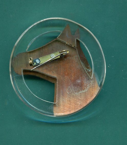 Hand Painted & Carved Morgan Style Horse On Lucite Circle. Hand Painted & Carved Morgan Style Horse On Lucite Circle.