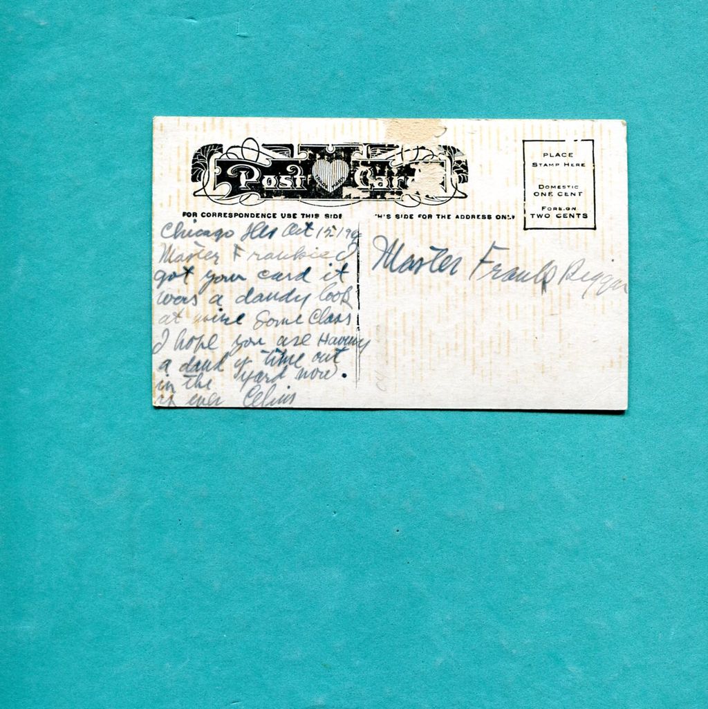 Artist Signed Postcard Artist Signed Postcard