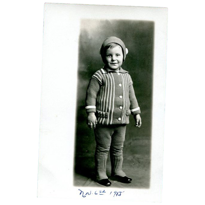 Child in Period Outfit Real Photo Postcard Child in Period Outfit Real Photo Postcard
