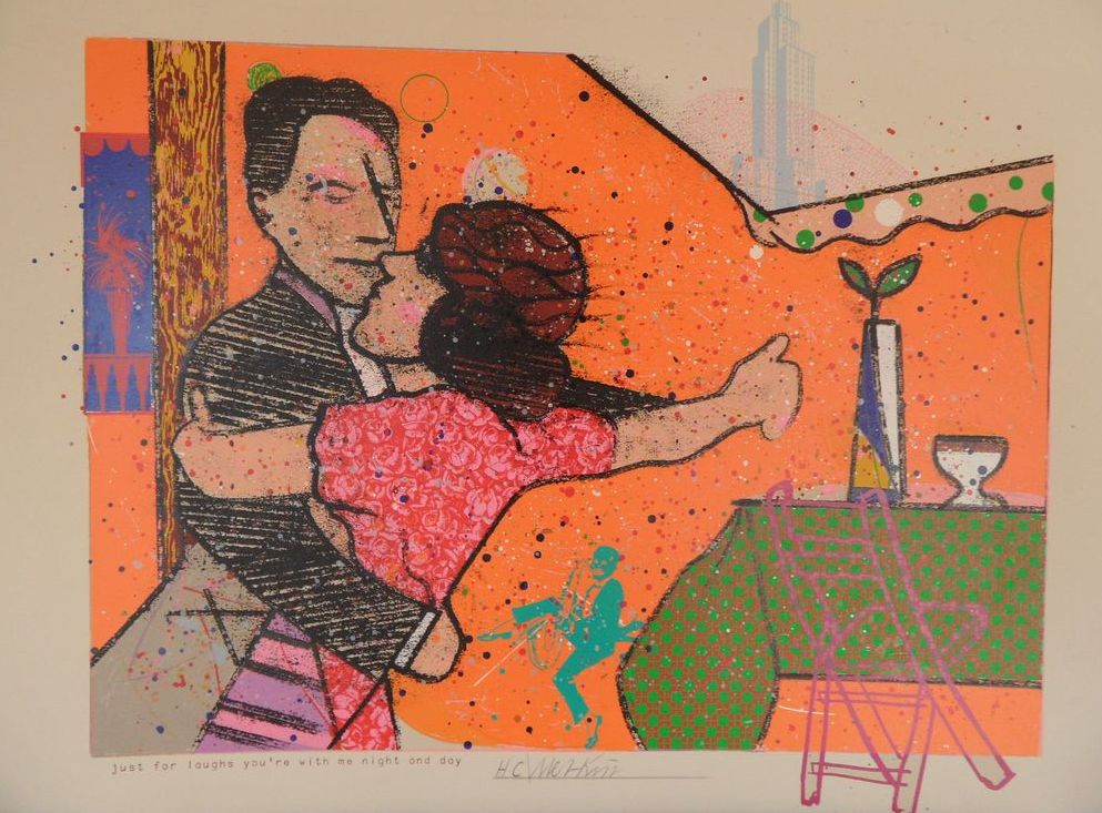 Richard Merkin Signed Serigraph Proof Richard Merkin Signed Serigraph Proof