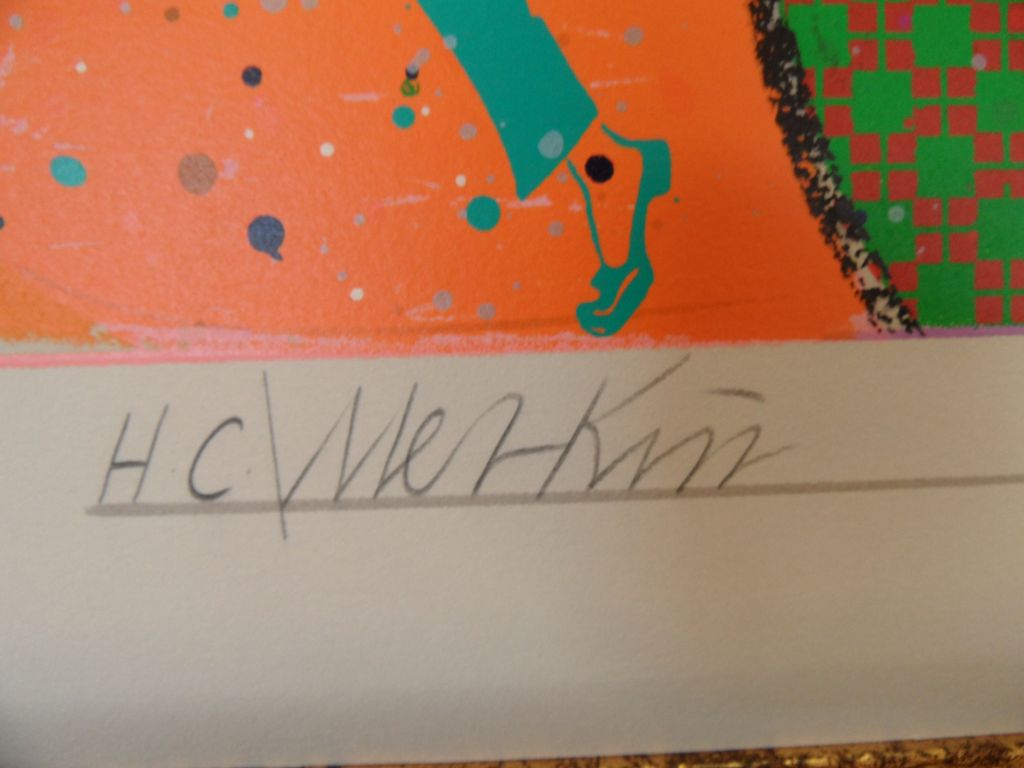 Richard Merkin Signed Serigraph Proof Richard Merkin Signed Serigraph Proof