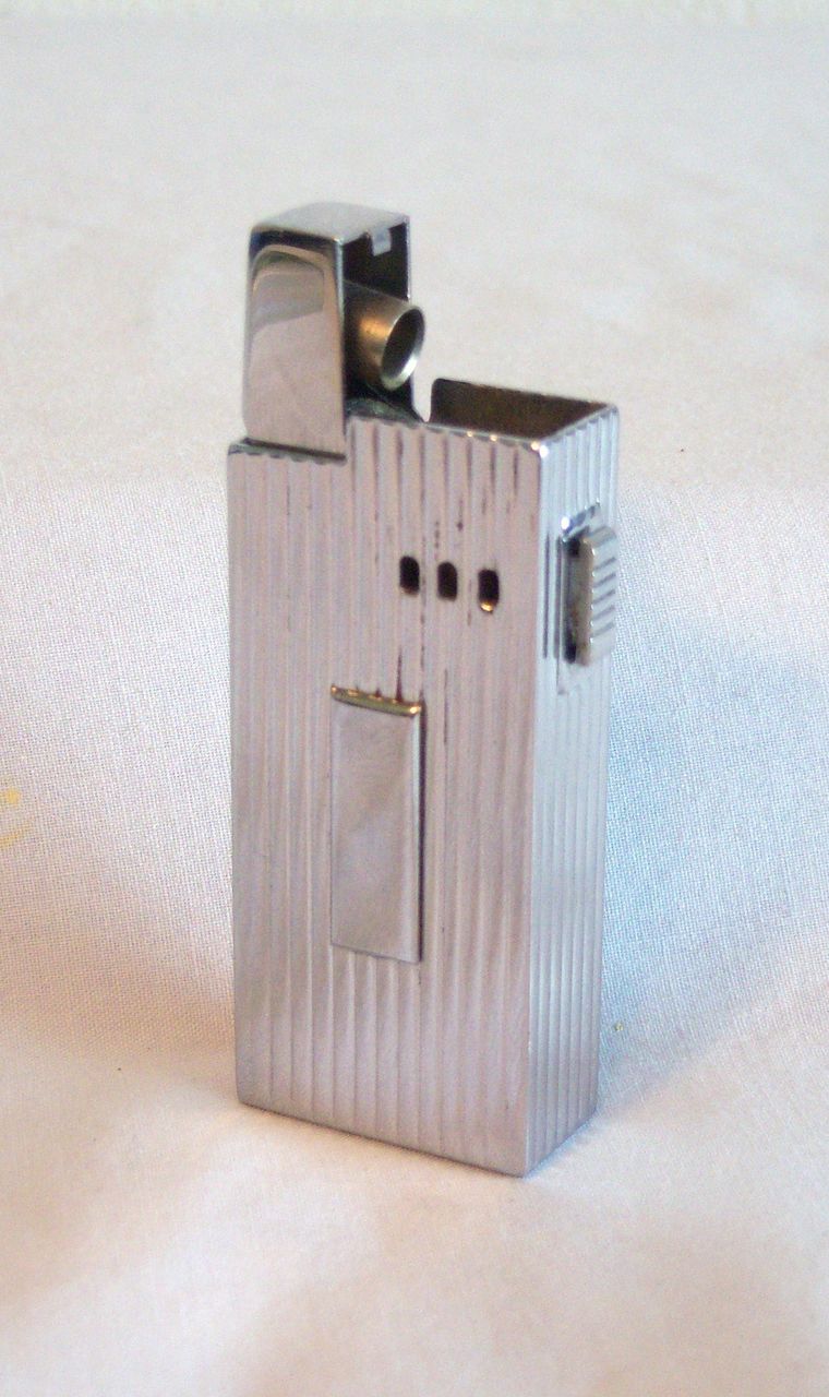 A.S.R. Windproof Chrome Pocket Cigarette Lighter Circa 1950 A.S.R. Windproof Chrome Pocket Cigarette Lighter Circa 1950