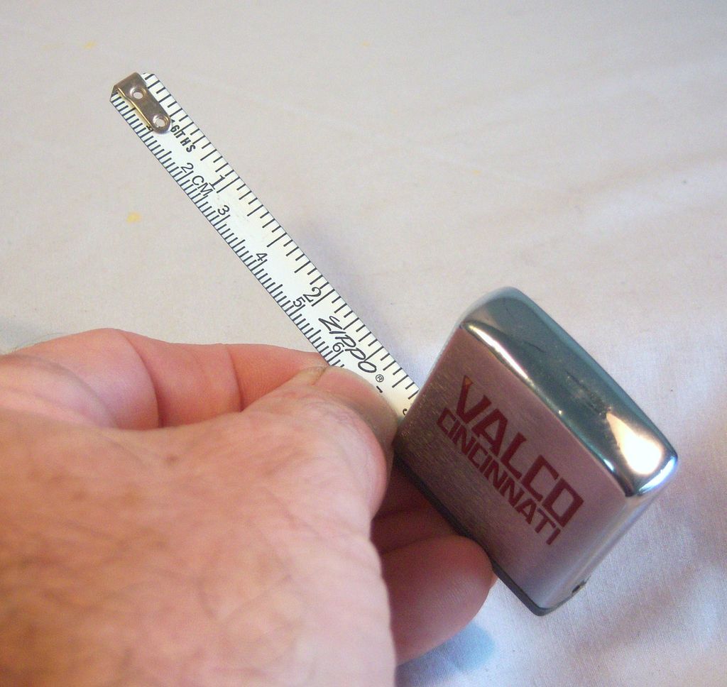 ZIPPO Tape Measure Advertising VALCO Cincinnati ZIPPO Tape Measure Advertising VALCO Cincinnati