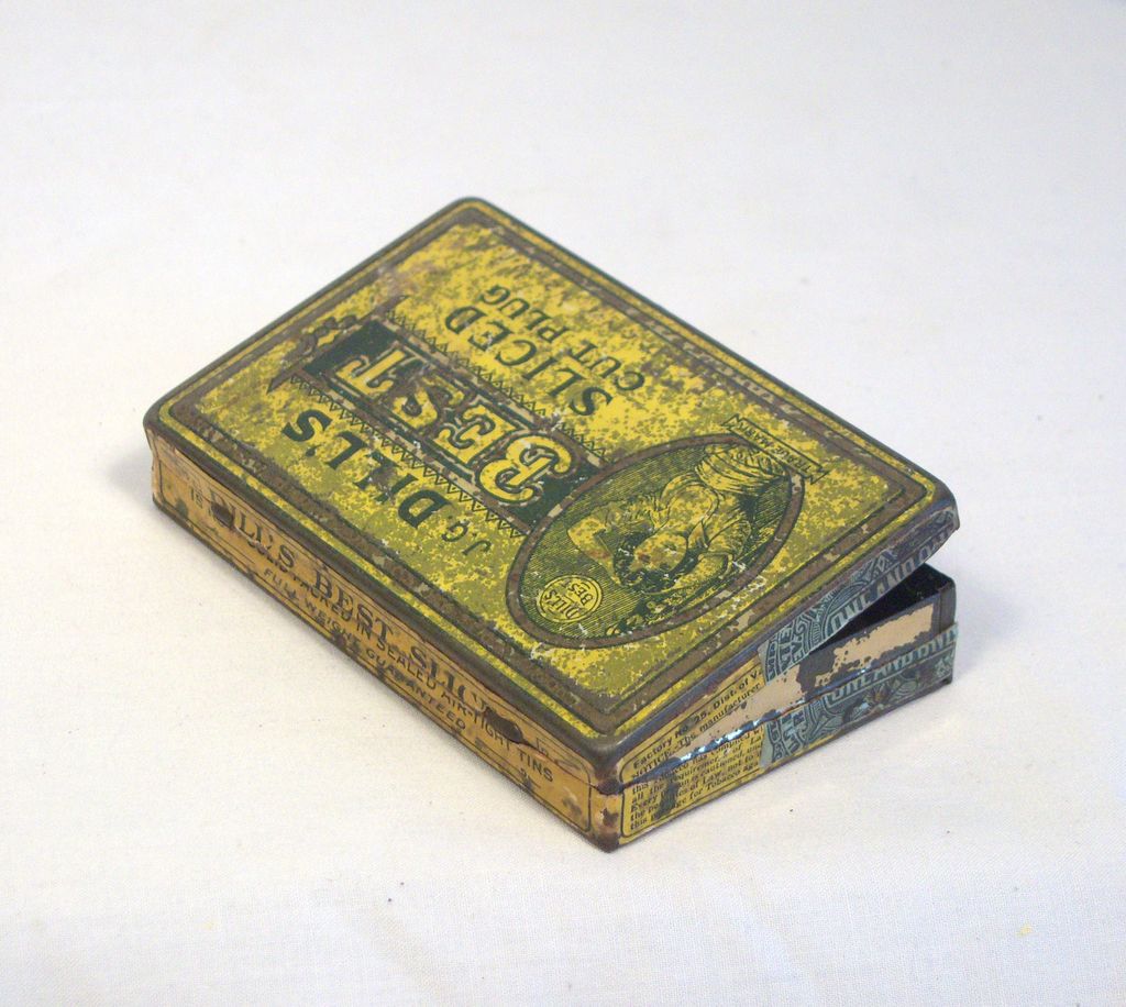 Vintage J.G. Dill's Tobacco Tin 1930's Vintage J.G. Dill's Tobacco Tin 1930's