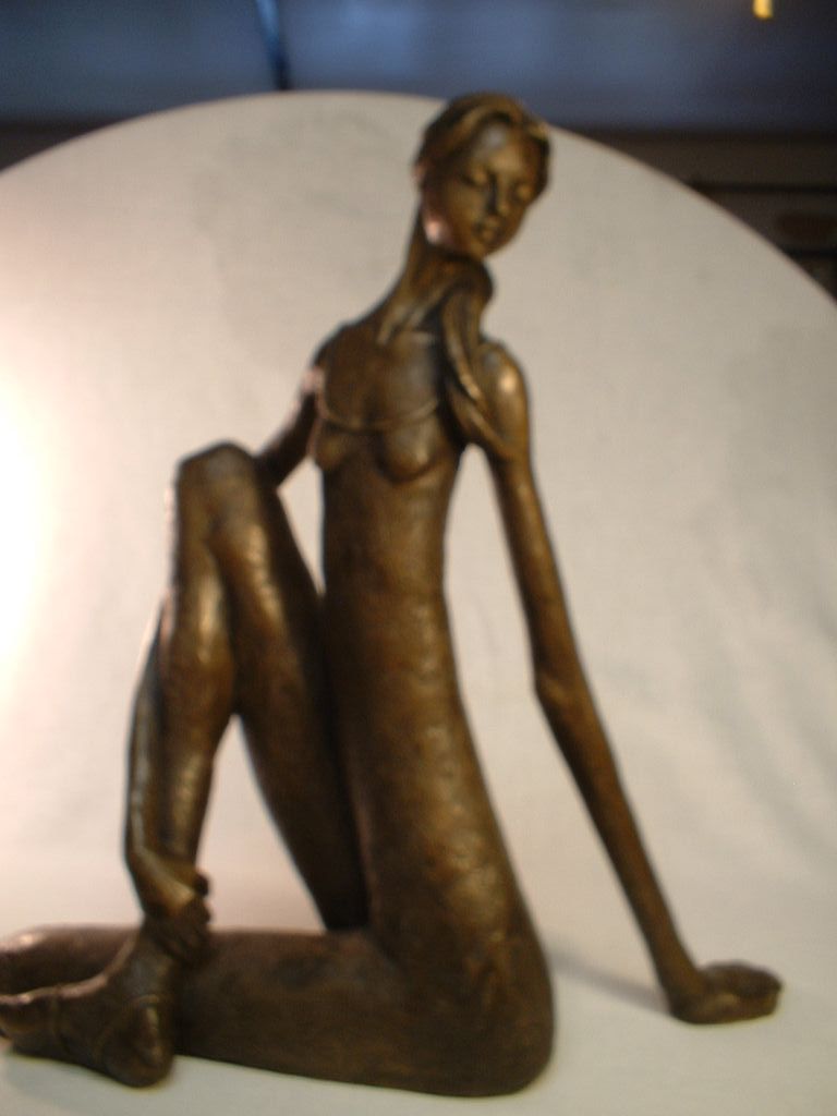 Bronze Tena Mohr Dancer Sculpture Bronze Tena Mohr Dancer Sculpture