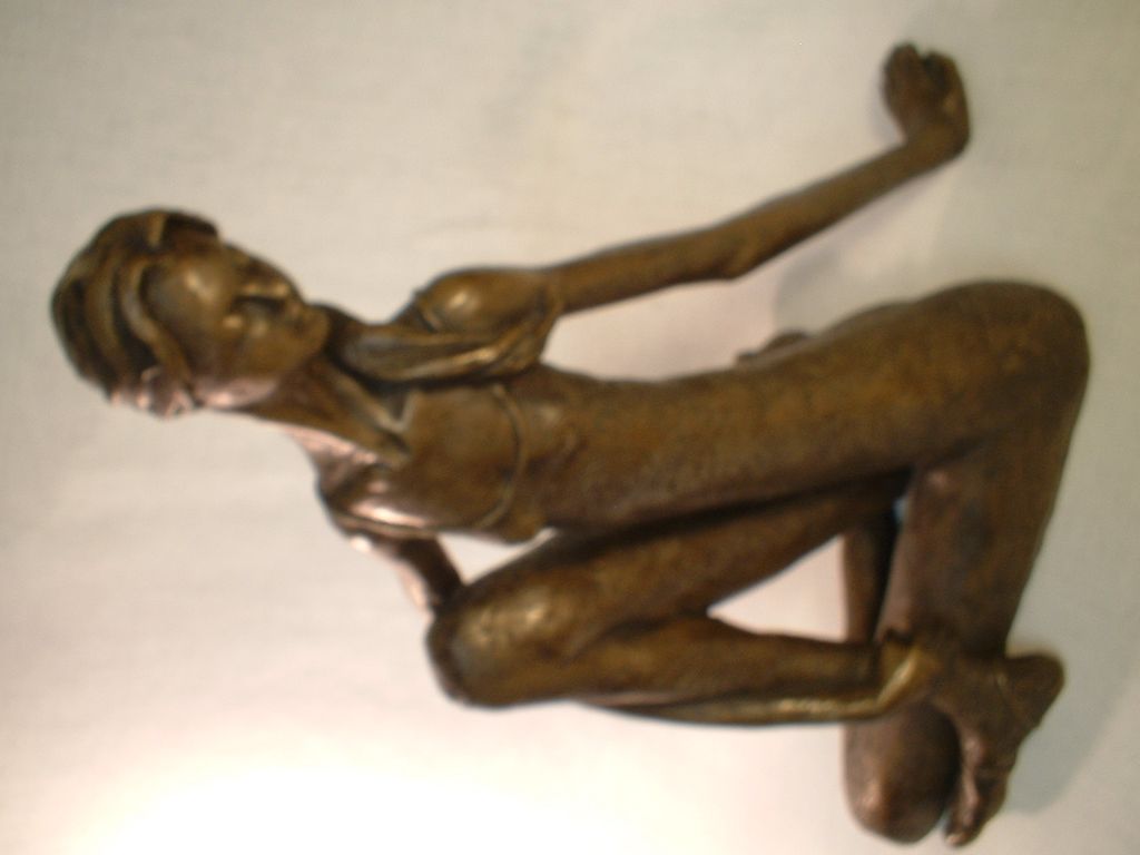Bronze Tena Mohr Dancer Sculpture Bronze Tena Mohr Dancer Sculpture