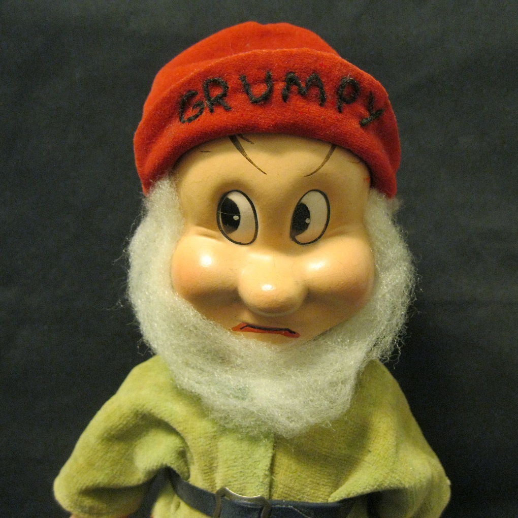 grumpy dwarf doll