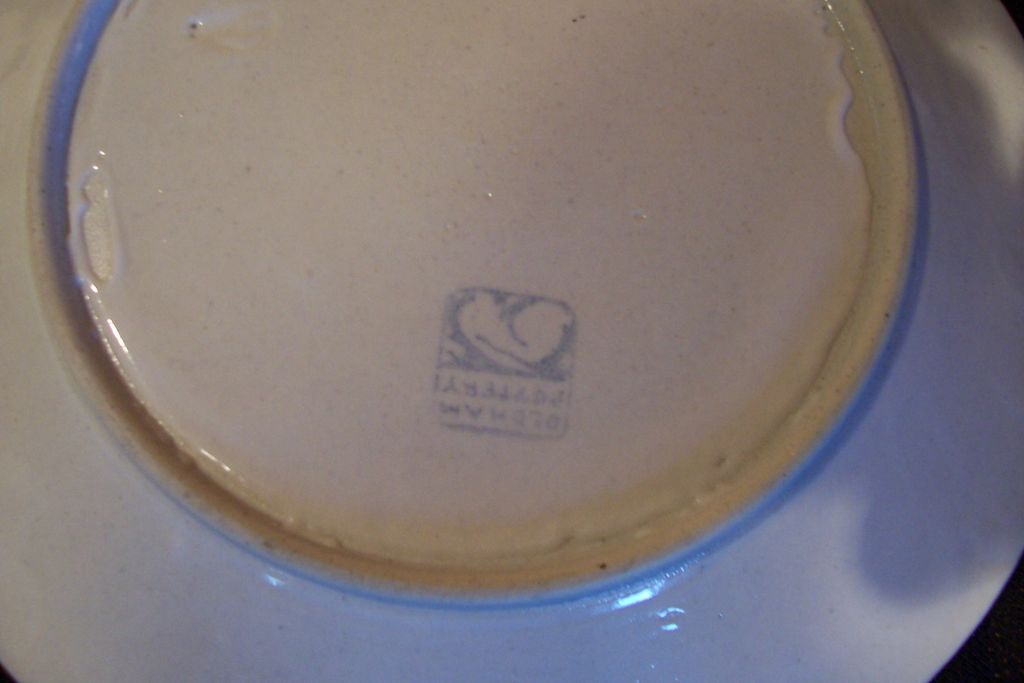 Dedham Pottery Polar Bear Plate Dedham Pottery Polar Bear Plate