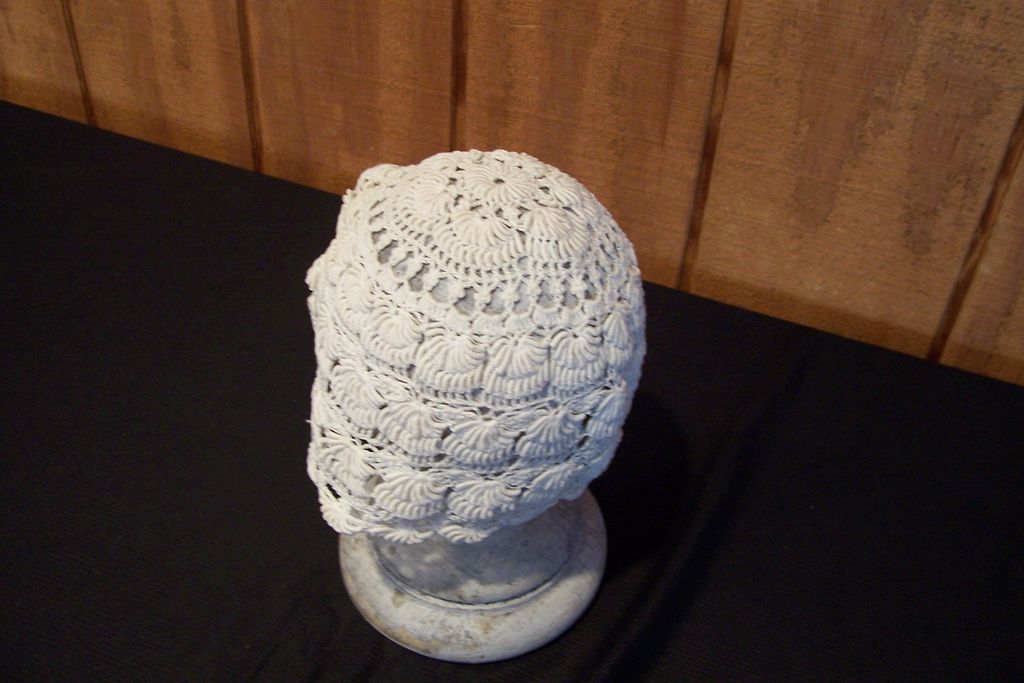 Hand Crocheted Baby Bonnet, circa 1900 Hand Crocheted Baby Bonnet, circa 1900