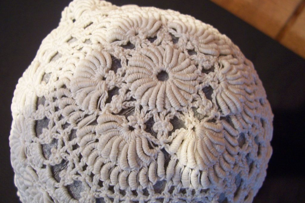 Hand Crocheted Baby Bonnet, circa 1900 Hand Crocheted Baby Bonnet, circa 1900