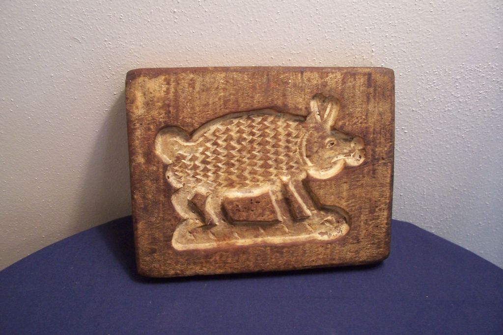 Primitive-Folk Art Hand Chiseled "PIG" Mold Primitive-Folk Art Hand Chiseled "PIG" Mold