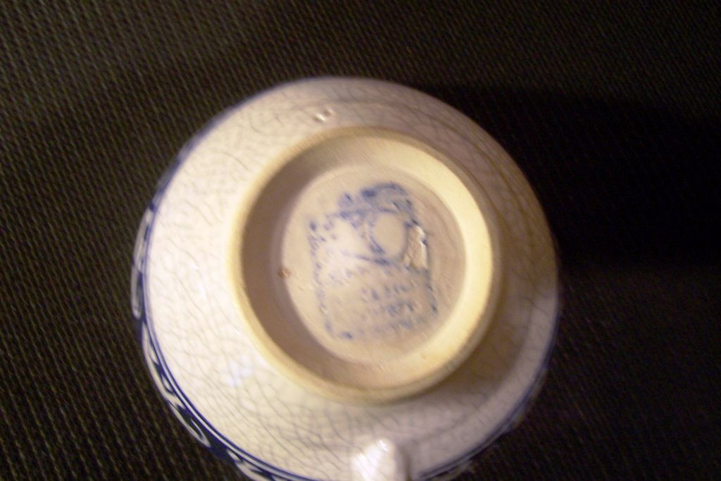 Dedham Pottery - RARE- Elephant Cup&Saucer Dedham Pottery - RARE- Elephant Cup&Saucer