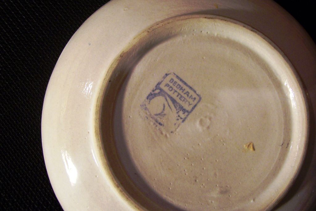 Dedham Pottery - RARE- Elephant Cup&Saucer Dedham Pottery - RARE- Elephant Cup&Saucer