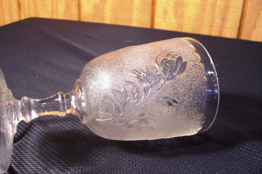EAPG Goblet, " Rose In Snow" Pattern EAPG Goblet, " Rose In Snow" Pattern