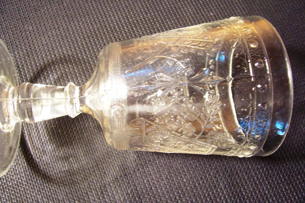 EAPG Goblet, "Horseshoe/Good-luck" Pattern EAPG Goblet, "Horseshoe/Good-luck" Pattern