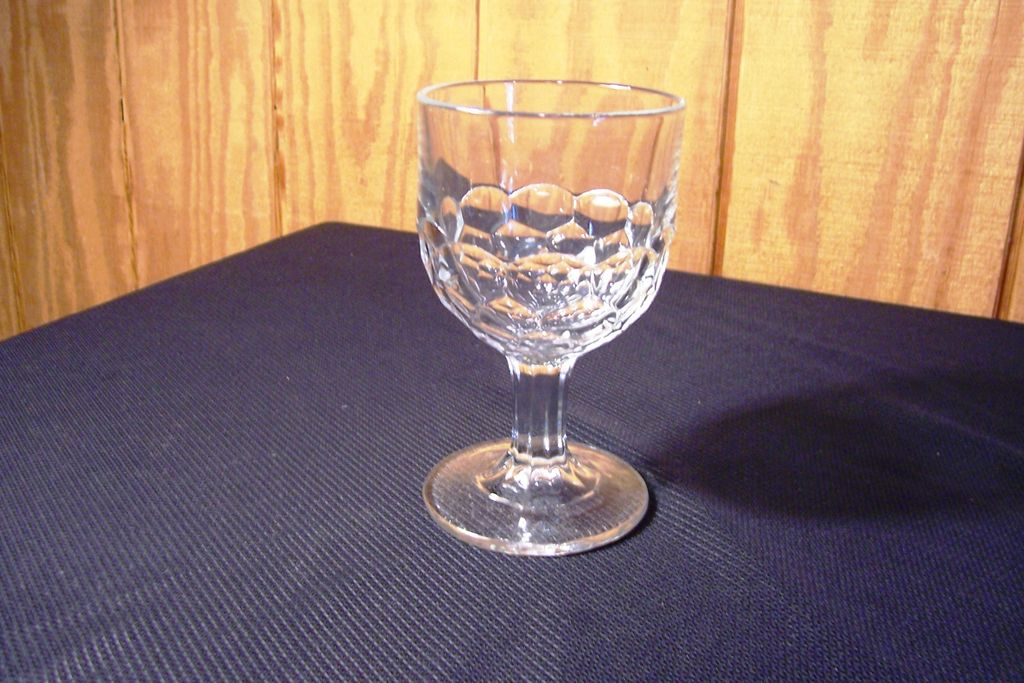 EAPG Goblet, " Honey-Comb & Diamond" Pattern, 1860's EAPG Goblet, " Honey-Comb & Diamond" Pattern, 1860's