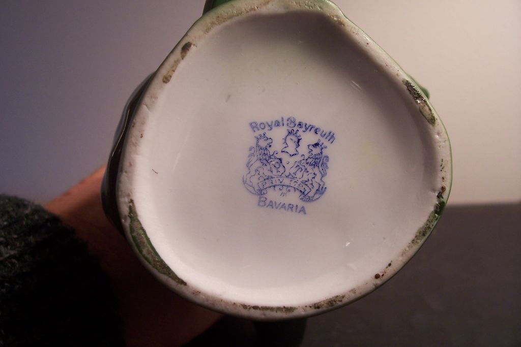 Royal Bayreuth "Lamplighter" Creamer Royal Bayreuth "Lamplighter" Creamer