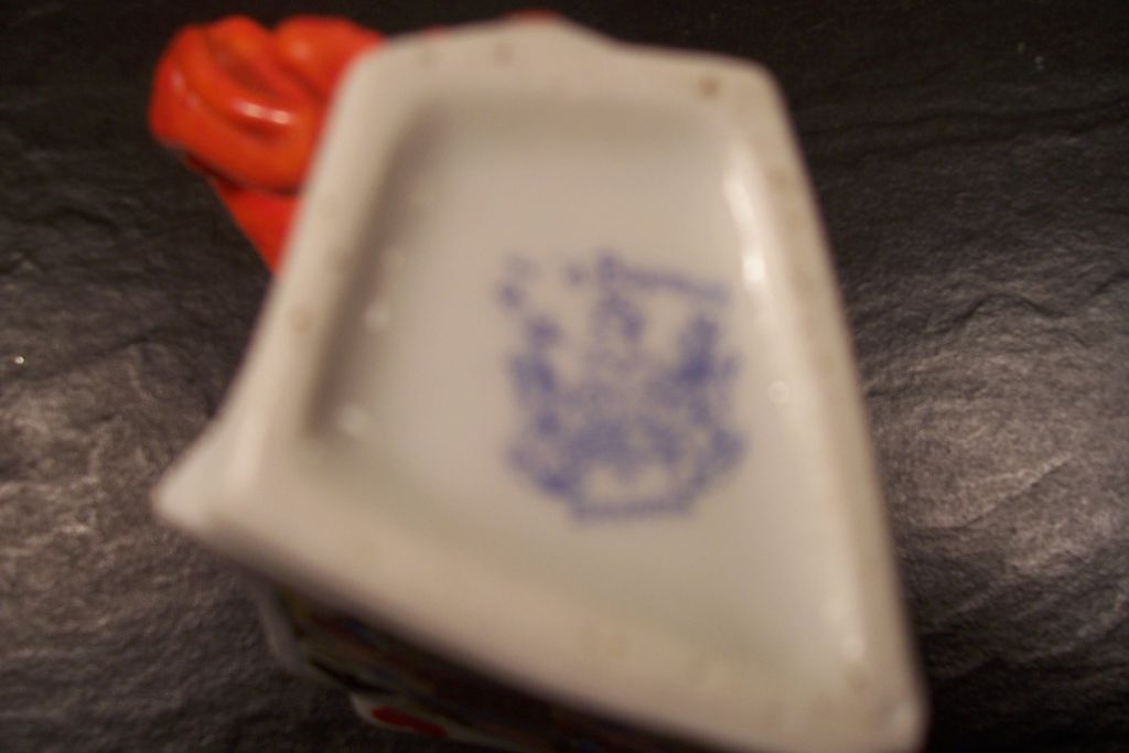 Royal Bayreuth "Devil and Cards" Creamer Royal Bayreuth "Devil and Cards" Creamer