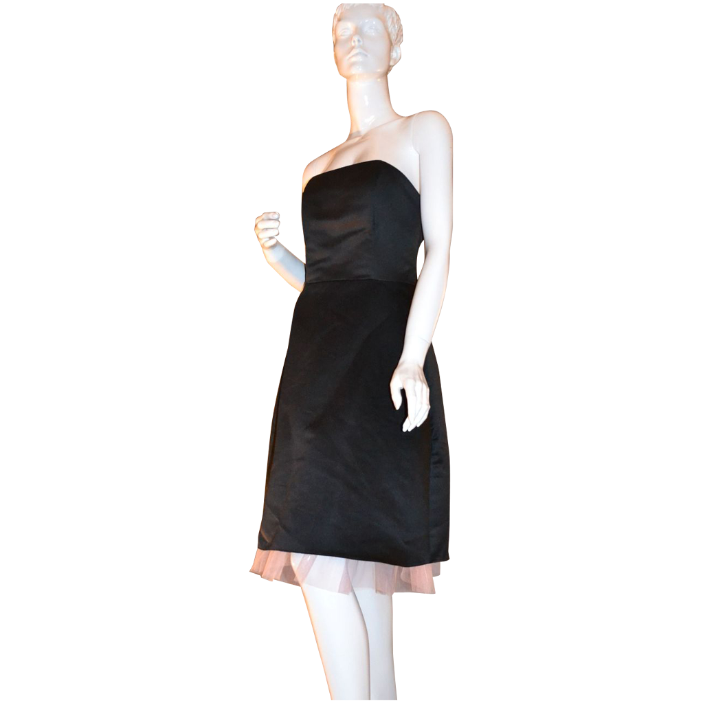 Jessica McClintock Gunne Sax ~ Black Dress w/ Pink Tulle Jessica McClintock Gunne Sax ~ Black Dress w/ Pink Tulle