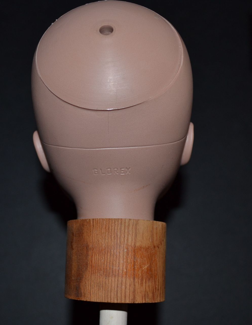 1970s Set of 2 Glorex Doll Head Wig Stands 1970s Set of 2 Glorex Doll Head Wig Stands
