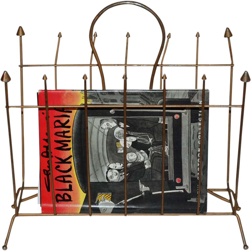 Gothic Metal Spike Magazine Stand Gothic Metal Spike Magazine Stand