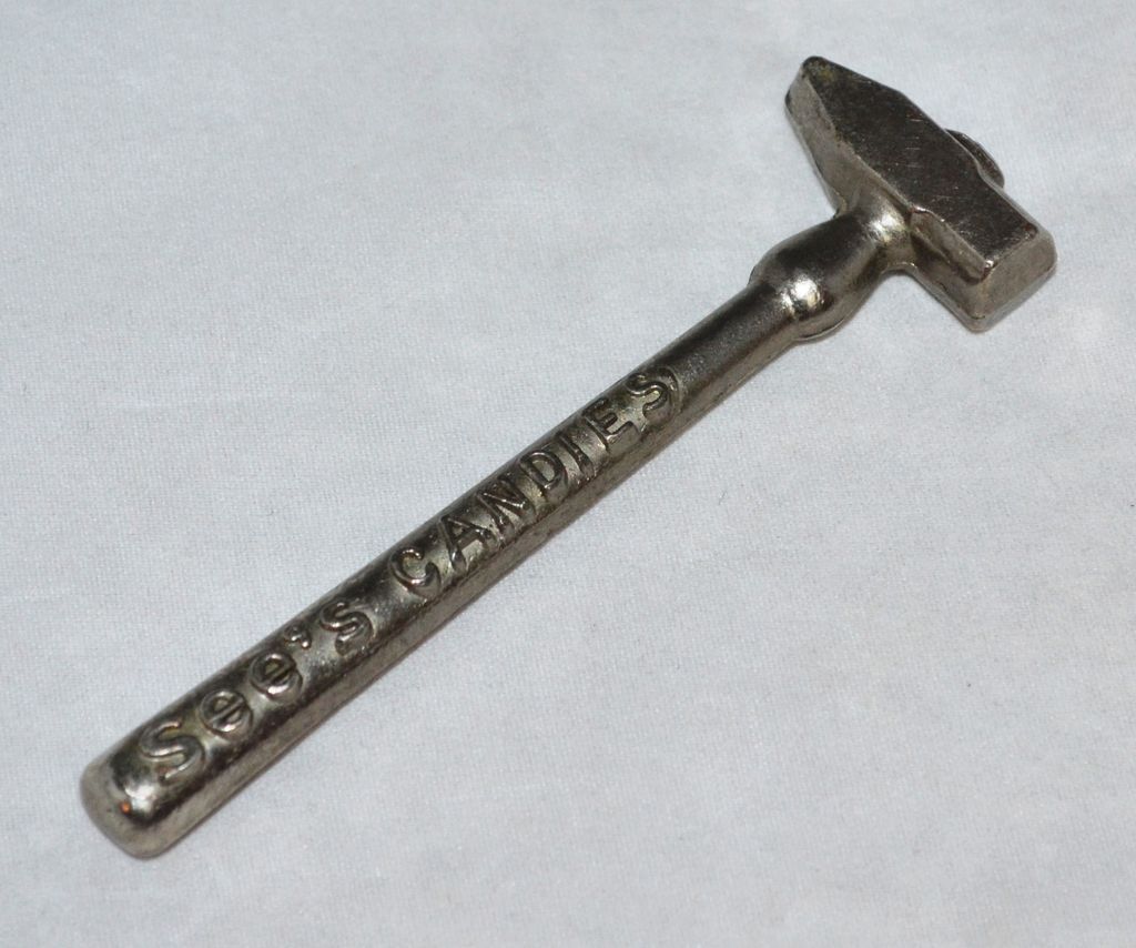 See's Candies Promotional Peanut Brittle Hammer from