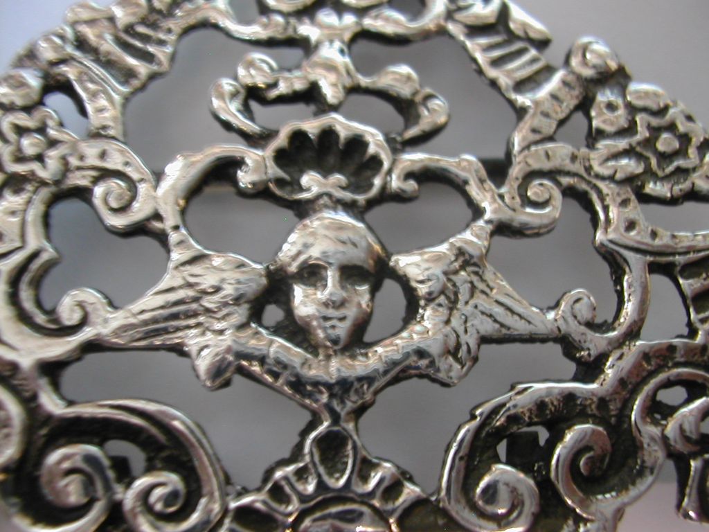 1899 ENGLISH Silver Nurses Buckle 1899 ENGLISH Silver Nurses Buckle