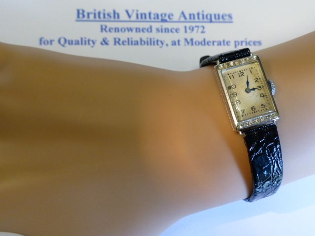 Ladies 18k & Diamond Wrist Watch Ladies 18k & Diamond Wrist Watch