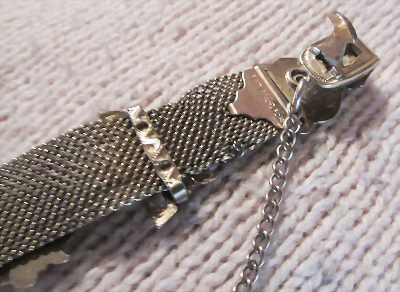 10KT GF Watch Chain ~ Flat Mesh Swivel Hook & Fob ~ Beautiful Vintage Remembrance Of YesterYear 10KT GF Watch Chain ~ Flat Mesh Swivel Hook & Fob ~ Beautiful Vintage Remembrance Of YesterYear