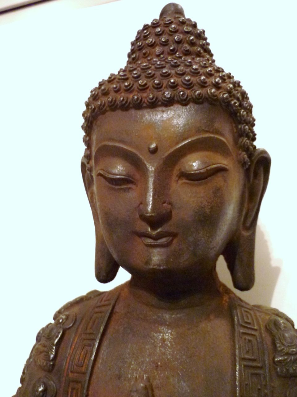 Chinese Ming Dynasty Iron Buddha, 1368- 1644 Chinese Ming Dynasty Iron Buddha, 1368- 1644