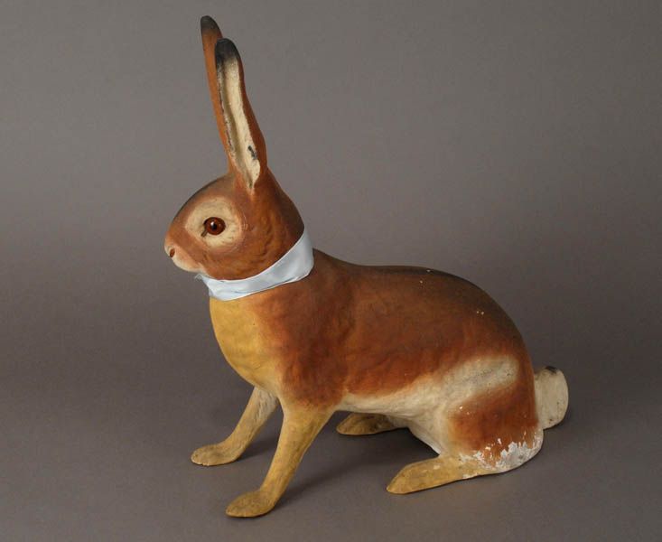 German papier-Mâché Rabbit German papier-Mâché Rabbit