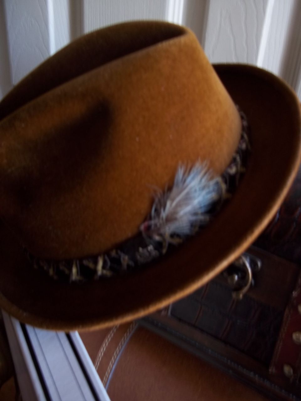 Stetson "Sovereign" Brown Felted Fedora Hat Stetson "Sovereign" Brown Felted Fedora Hat