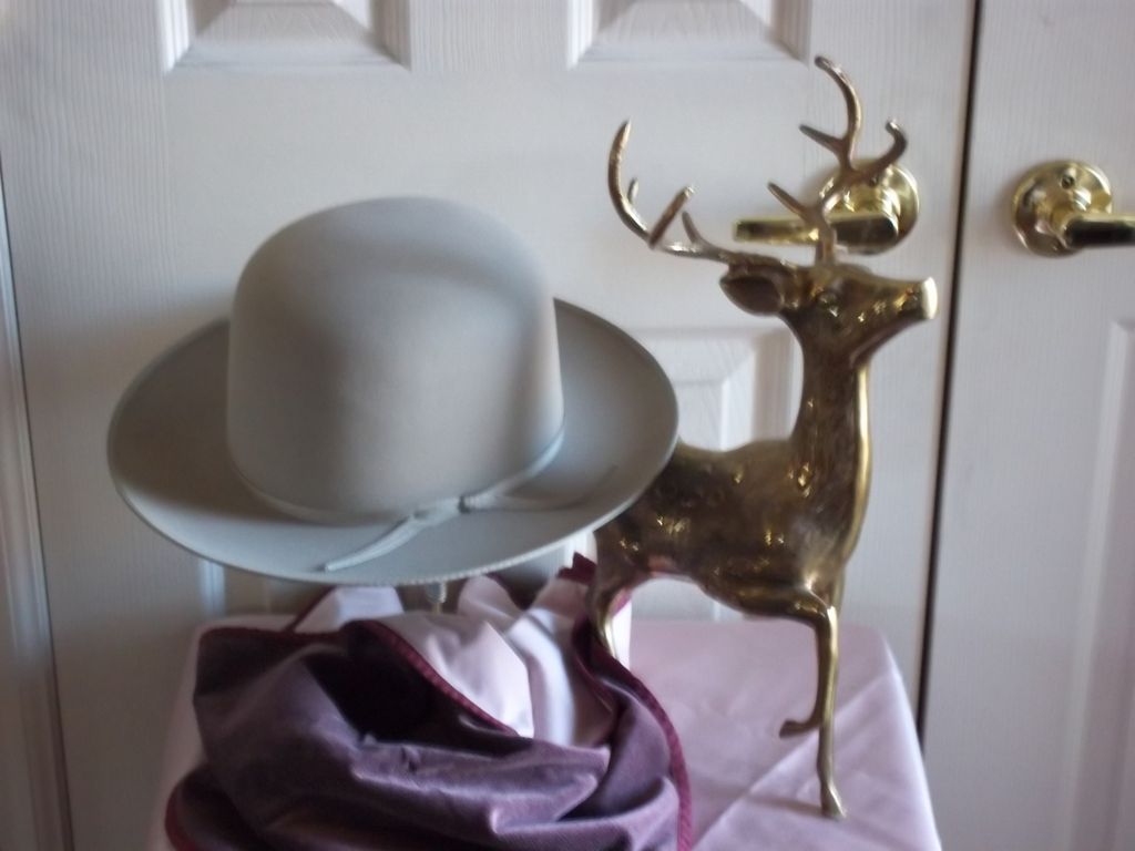 Vintage Resistol Cowboy Dress Hat, 5X Beaver, Unshaped Vintage Resistol Cowboy Dress Hat, 5X Beaver, Unshaped
