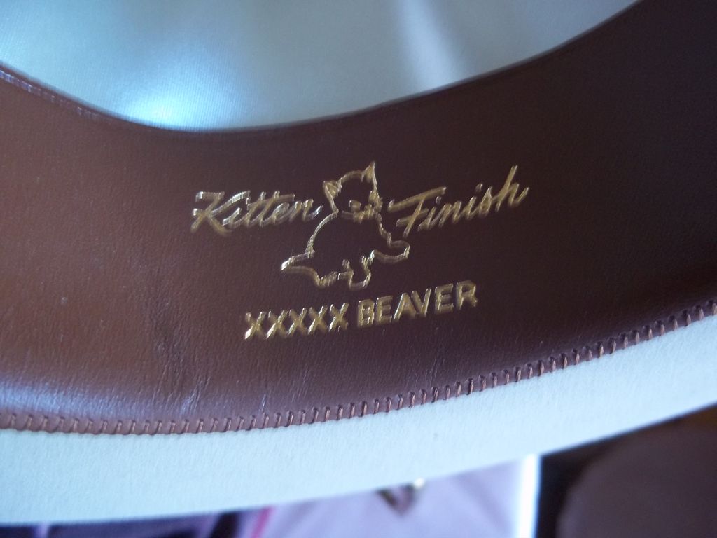 Vintage Resistol Cowboy Dress Hat, 5X Beaver, Unshaped Vintage Resistol Cowboy Dress Hat, 5X Beaver, Unshaped