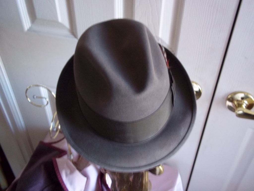 Champ Triumph Coca-Brown Beaver Fur Felt Fedora Champ Triumph Coca-Brown Beaver Fur Felt Fedora