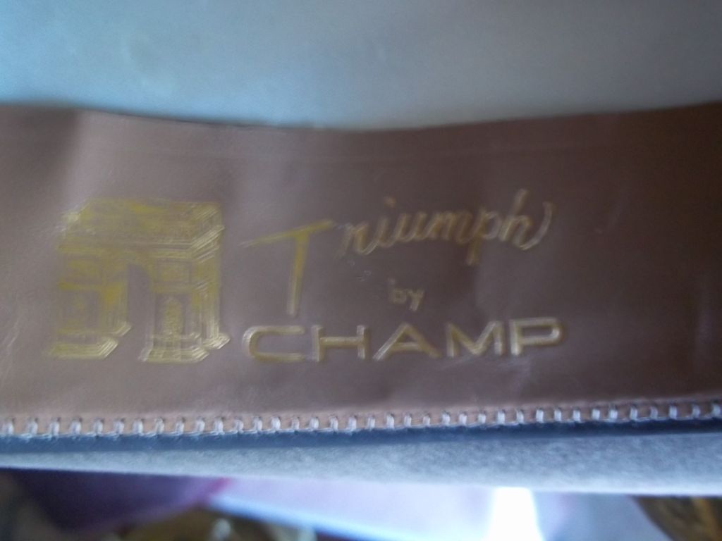 Champ Triumph Coca-Brown Beaver Fur Felt Fedora Champ Triumph Coca-Brown Beaver Fur Felt Fedora