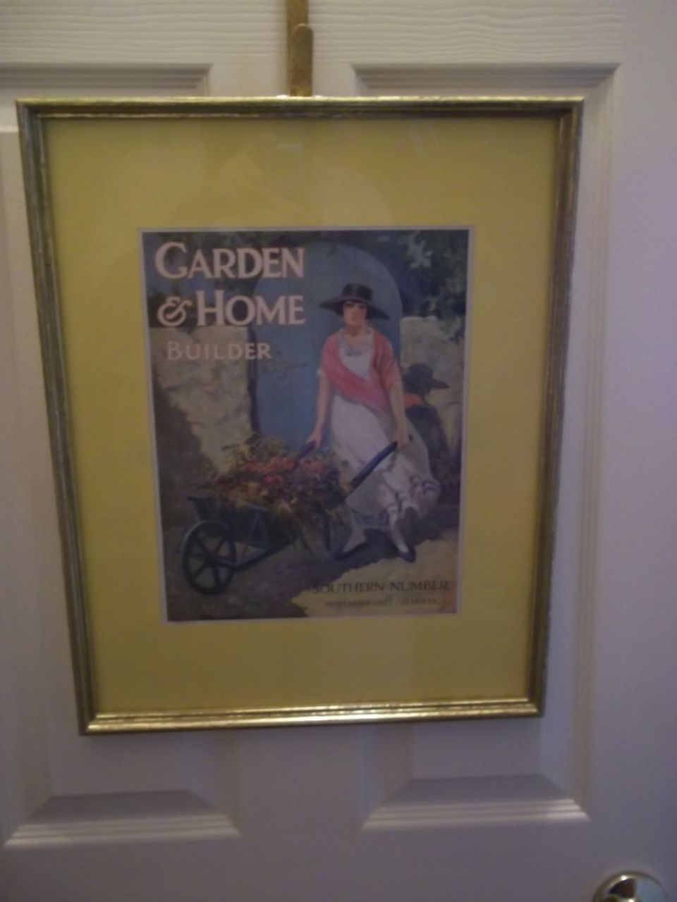 Framed Garden and Home Builder Magazine Cover Framed Garden and Home Builder Magazine Cover
