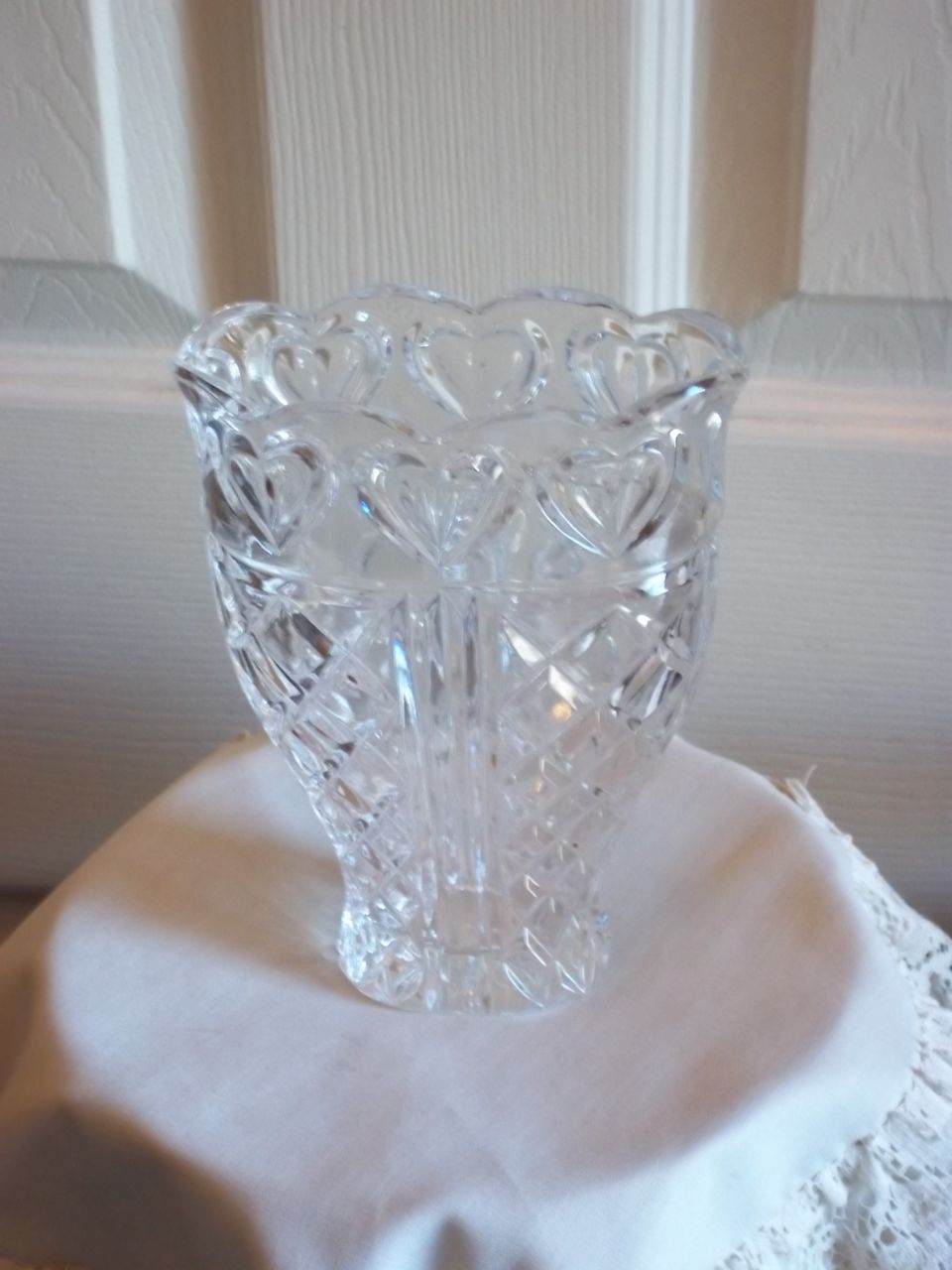 Vintage 5" Tall Cut Glass Vase Vintage 5" Tall Cut Glass Vase