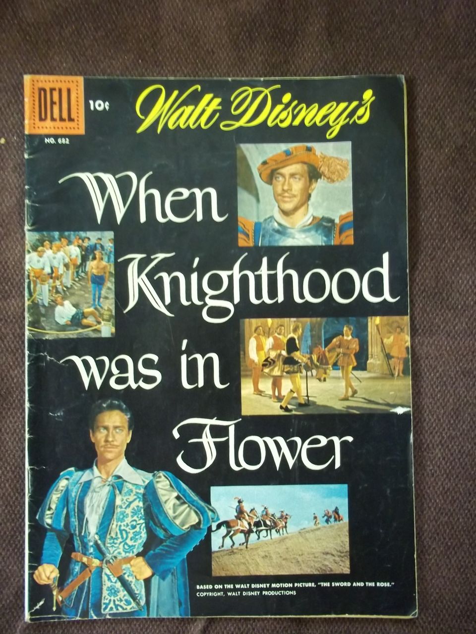 Dell Comics No. 682 Walt Disney's When Knighthood Was in Flower 1953 Dell Comics No. 682 Walt Disney's When Knighthood Was in Flower 1953