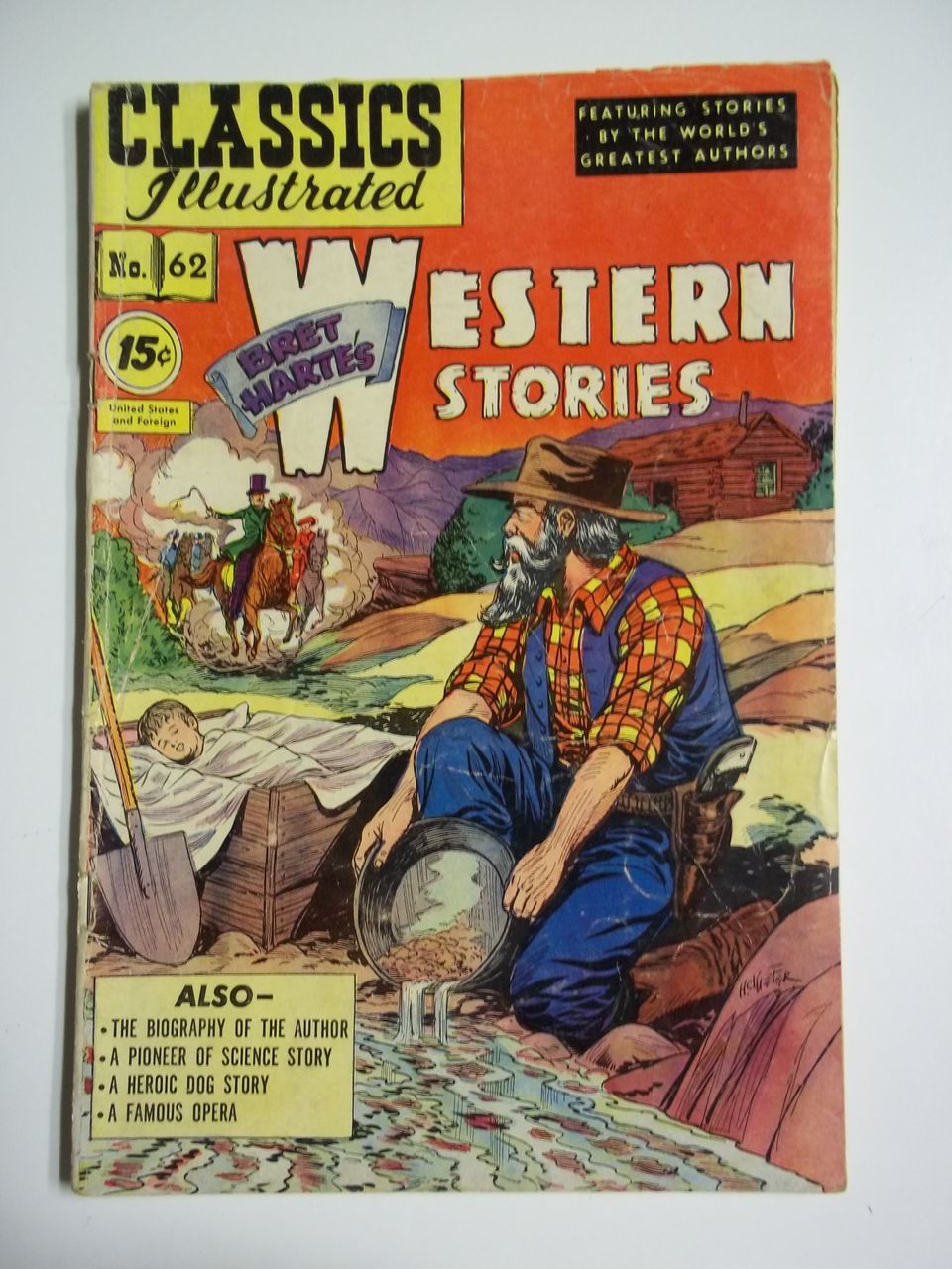 Classics Illustrated No. 62 Bret Harte's Western Stories HRN 89 Classics Illustrated No. 62 Bret Harte's Western Stories HRN 89