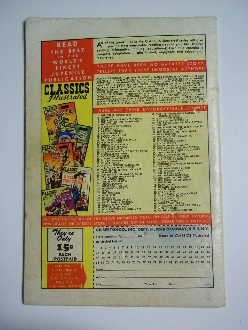 Classics Illustrated No. 62 Bret Harte's Western Stories HRN 89 Classics Illustrated No. 62 Bret Harte's Western Stories HRN 89