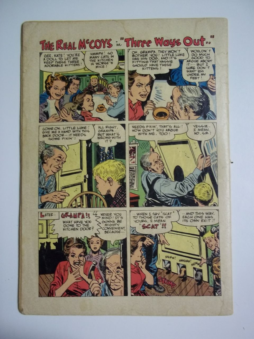 Dell Comics The Real Mc Coys No. 1134 1960 Dell Comics The Real Mc Coys No. 1134 1960