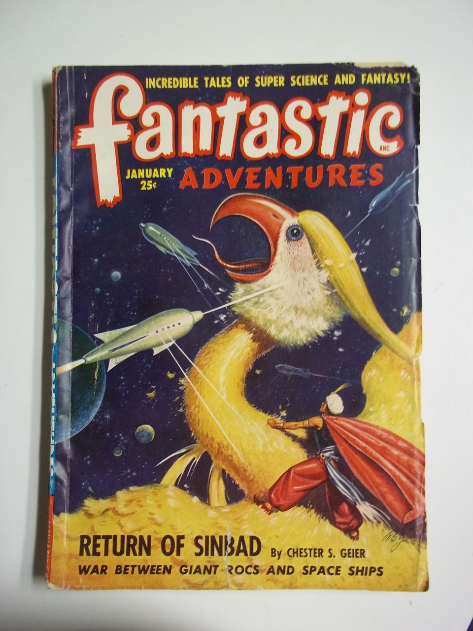 Fantastic Adventures No. 1 Vol. 11 1949 Pulp Sci-Fi Magazine Fantastic Adventures No. 1 Vol. 11 1949 Pulp Sci-Fi Magazine