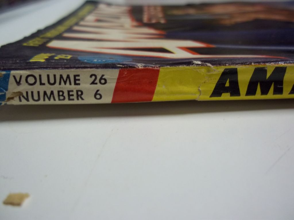 Amazing Stories No. 6 Vol. 26 1952 Sci-Fi Pulp Science Fiction Magazine Amazing Stories No. 6 Vol. 26 1952 Sci-Fi Pulp Science Fiction Magazine