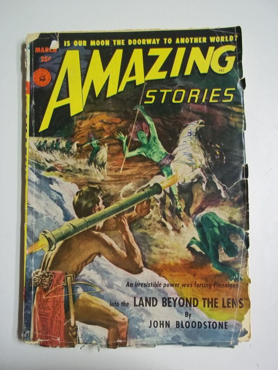 Amazing Stories No. 3 Vol. 26 1952 Sci-Fi Pulp Science Fiction Magazine Amazing Stories No. 3 Vol. 26 1952 Sci-Fi Pulp Science Fiction Magazine