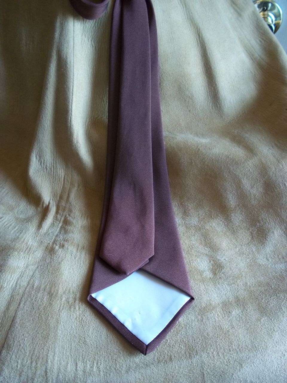 Western Autumn Leaves Brown Photo Vintage Tie Western Autumn Leaves Brown Photo Vintage Tie