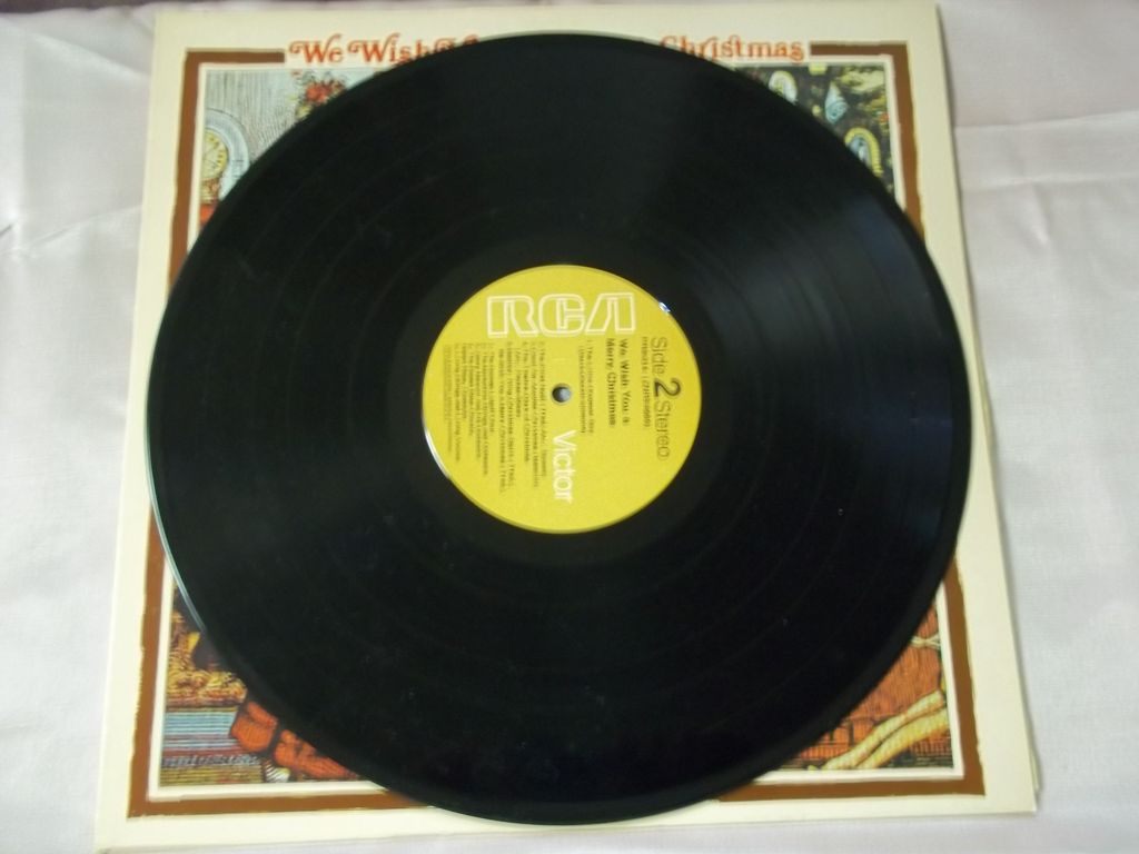 RCA We Wish You a Merry Christmas Vinyl Record 1970 RCA We Wish You a Merry Christmas Vinyl Record 1970
