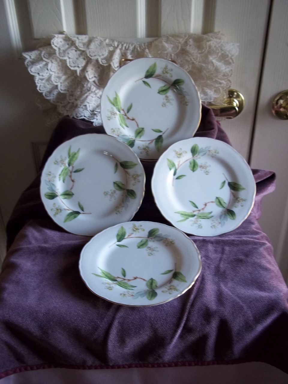 Theodore Haviland Orange Blossom China Salad Plate Set Theodore Haviland Orange Blossom China Salad Plate Set